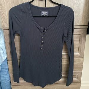 Navy blue Abercrombie&Fitch long sleeve size small